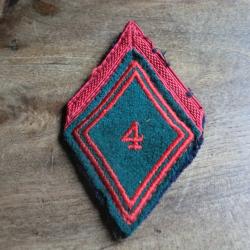 losange de bras 4eme r&eacute;giment compagnie quartier g&eacute;n&eacute;ral  du train