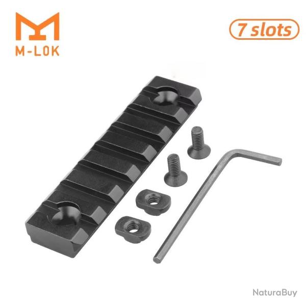 Rail Picatinny 20mm 7Slots Mlok Montage Optique Accessoire Airsoft