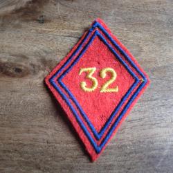 losange de bras 32 &egrave;me r&eacute;giment d'artillerie