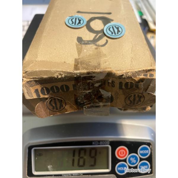 Rondelles en cartons cal 16 pour plomb de 6