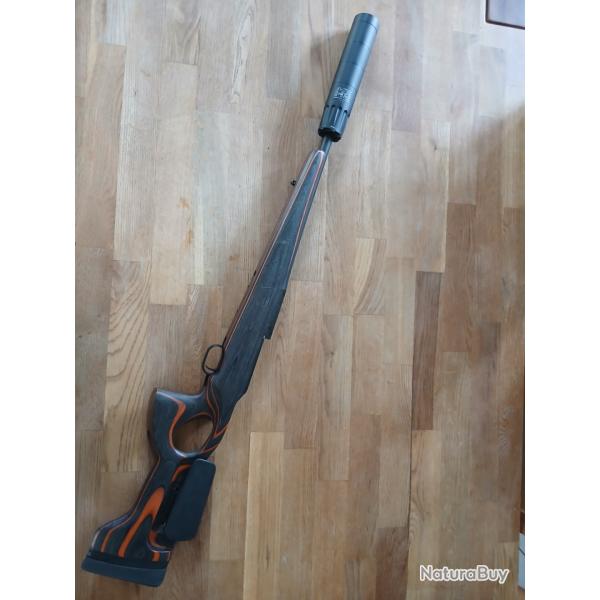 Ensemble crosse, canon et moderateur Blaser R93