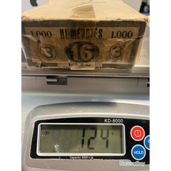 Rondelles en carton cal 16 pour plomb de 3