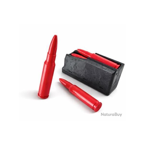 Lot de 3 cartouches de manipulation 308Win/ 7.62x51 NATO - Snap Caps