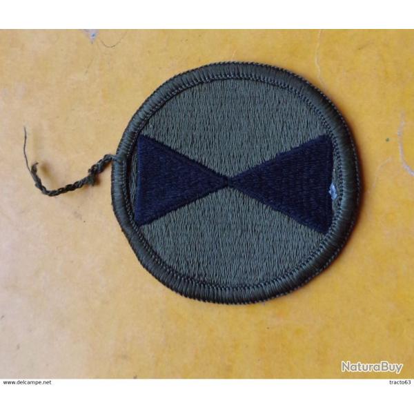ARMEE AMERICAINE U.S : TISSU DIVISION� DE L'ARMEE U.S�  ,�ETAT VOIR PHOTO� . POUR TOUT RENSEIGNEMENT