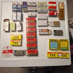 Lot munition 22 lr
