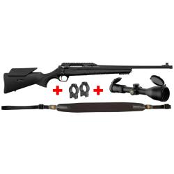 Pack Carabine .308 Monza + lunette d'aff&ucirc;t 3-12x56 + colliers de montage + bretelle + fourreau