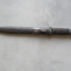 BAIONNETTE AVEC SON FOUREAU DE MAUSER K98 MONOMATRICULE
