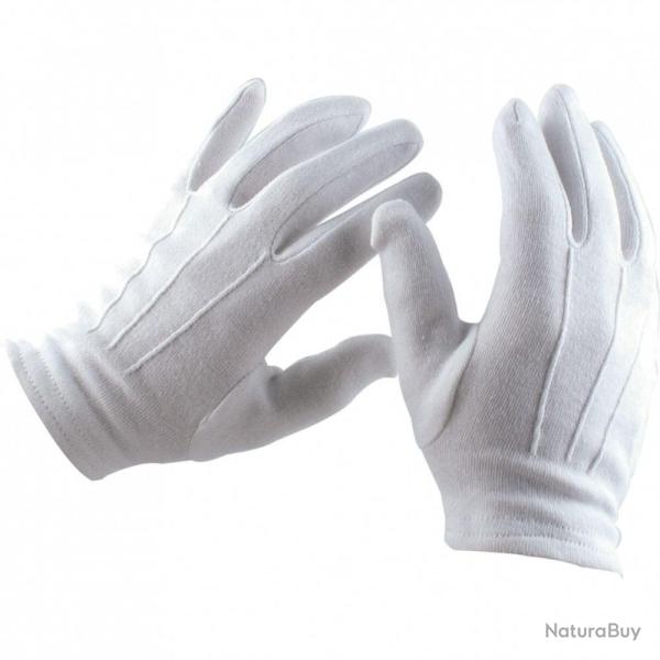 Gants blancs de c�r�monie XL Blanc