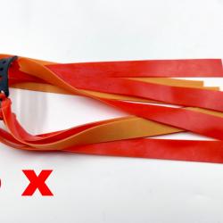 5 x &Eacute;lastiques de rechange pour lance pierre