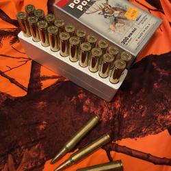 1 Bo&icirc;te + 4 munitions offertes Winchester Power Point 300 win mag 180 grains