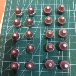 Lot de 10+10 ogives pour chamelot delvigne 1873