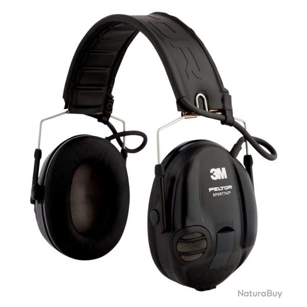 Casque Anti-bruit �lectronique SportTac Peltor 3m ( tir ou chasse ) Noir