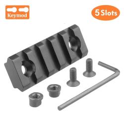 Rail Picatinny 20mm 5Slots Keymod Montage Optique Accessoire Airsoft