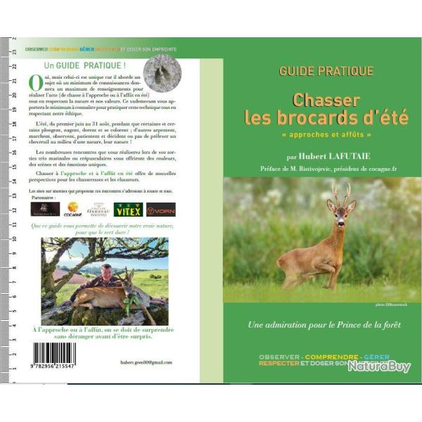 LIVRE CHASSER LES BROCARDS D ETE - HUBERT LAFUTAIE