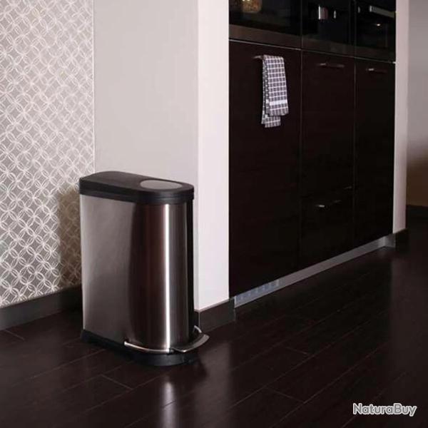 Poubelle � p�dale double compartiment 36 L - EKO Viva (20 + 16 L)
