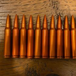 15x Cartouches inerte de manipulation 5.56x45/223 Remington