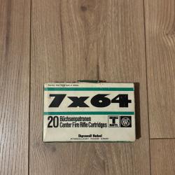 Bo&icirc;te de 20 cartouches 7&times;64 RWS