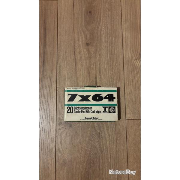 Bo�te de 20 cartouches 7�64 RWS