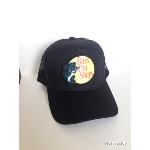 Casquette de p�che aux leurre noire