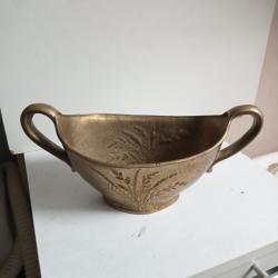 vase en bronze massif hateur 13 cm x 28,5 cm