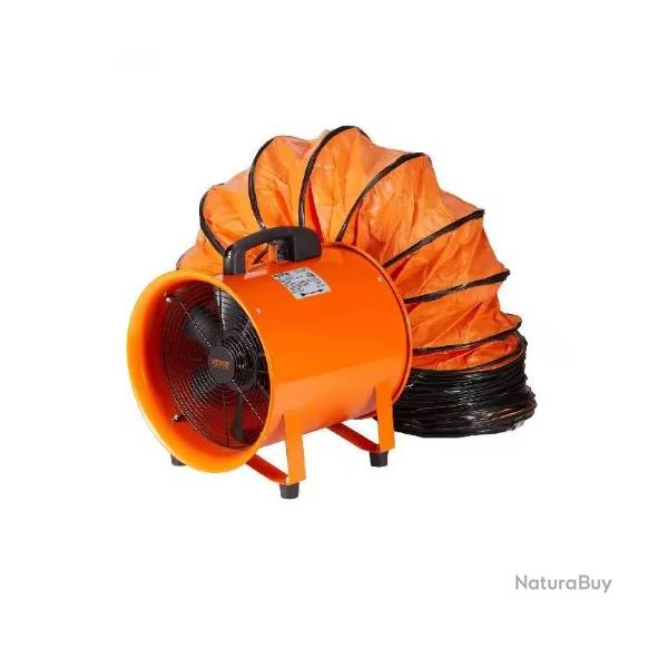 Ventilateur d'Extraction 145 W Extracteur d'Air Conduit Industriel 203 mm Tuyau d'Extraction 10 m