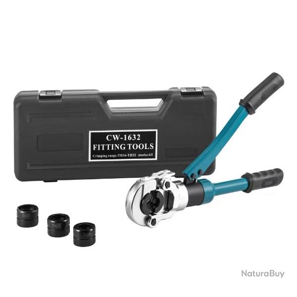 Outil de Sertissage Hydraulique �16-32mm pour Tuyaux et Raccords Compos�s Sertissage de Profil�s TH