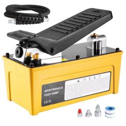 Pompe hydraulique &agrave; air 10,000PSI Pompe &agrave; pied &agrave; p&eacute;dale de r&eacute;servoir de 0,42 gal pour machine