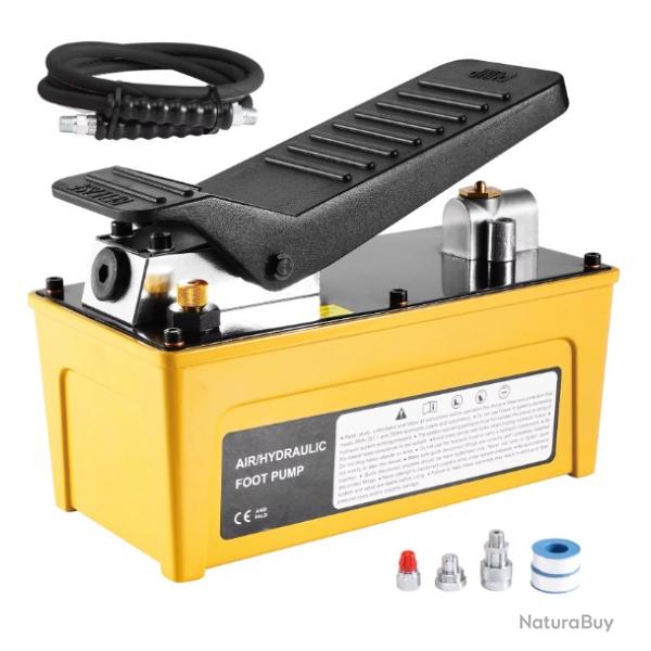 Pompe hydraulique � air 10,000PSI Pompe � pied � p�dale de r�servoir de 0,42 gal pour machine