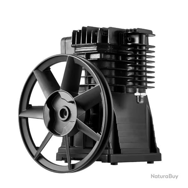 Pompe de compresseur d'air 3HP 5.8CFM 90PSI double cylindre huile de compresseur d'air lubrifi�