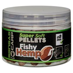 SENSAS SUPER SOFT PELLETS 60GR SENSAS 6mm Fishy Hemp