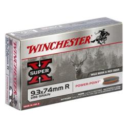 MUNITIONS WINCHESTER 9.3X74R POWER POINT 286 GR