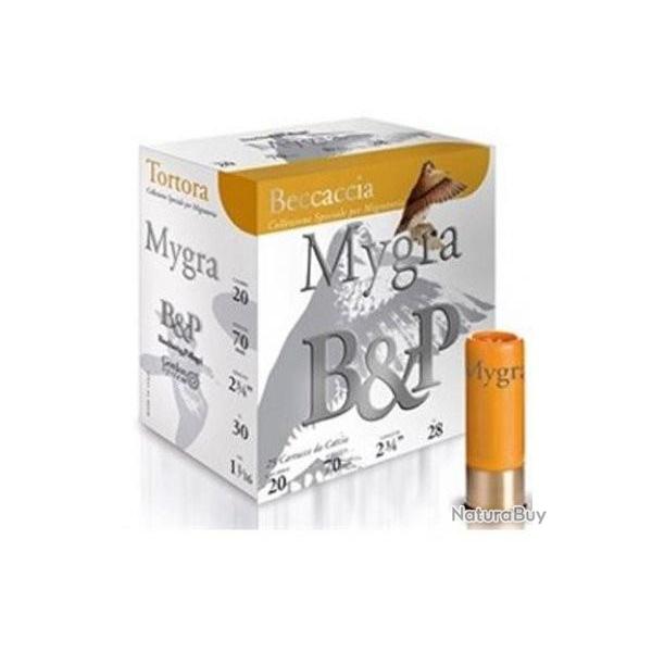 CARTOUCHES B&P MYGRA BECACCIA CAL 20/70 BG 34 GR N�8 1/2