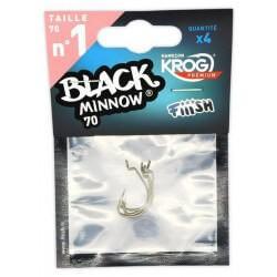 HAMECON KROG FIIISH BLACK MINNOW N&deg;1 70 BM038