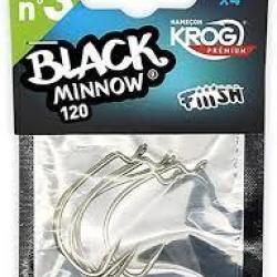 HAMECONS KROG FIIISH BLACK MINNOW N&deg;3 120 BM077