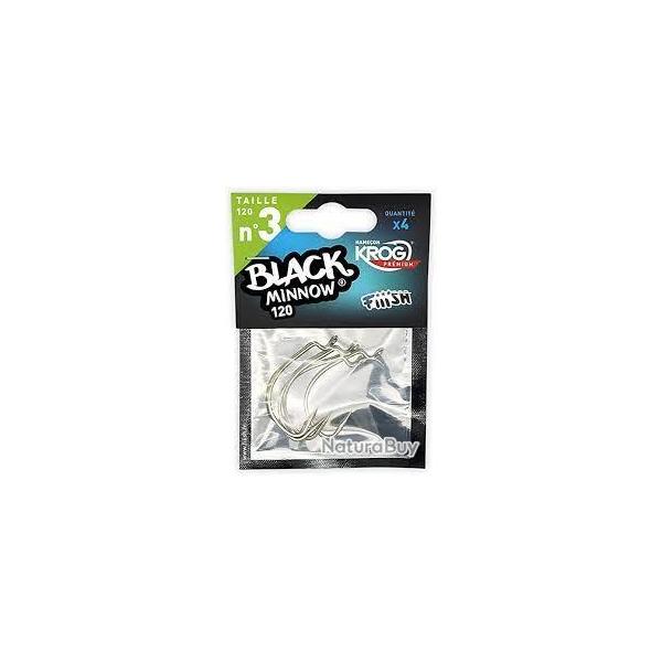 HAMECONS KROG FIIISH BLACK MINNOW N�3 120 BM077