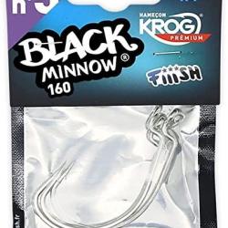 HAMECONS KROG FIIISH BLACK MINNOW N&deg;5 160 BM210