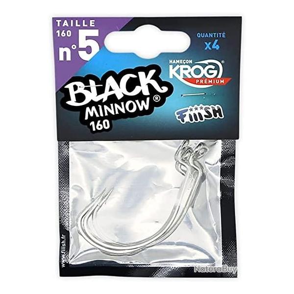HAMECONS KROG FIIISH BLACK MINNOW N�5 160 BM210