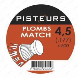 PLOMB PISTEURS MATCH 4.5 BTES DE 500