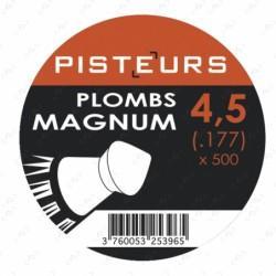 PLOMB PISTEURS MAGNUM 4.5 BTES DE 500