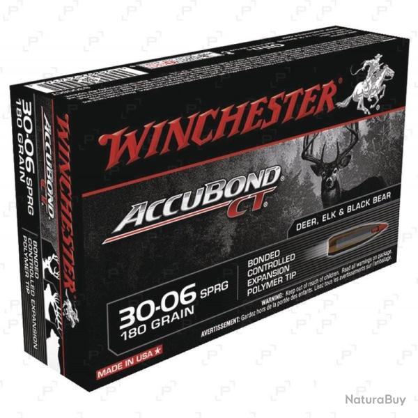 MUNITION WINCHESTER 30.06 ACCUBOND CT 180gr
