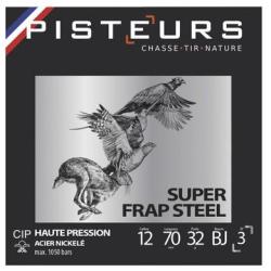CARTOUCHES PISTEURS SUPER FRAP STEEL CAL 12 70 32 GRS