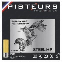 CARTOUCHE PISTEURS ACIER NICKELE STEEL HP 20 76