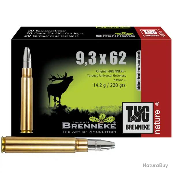 MUNITION BRENNEKE 9,3X62 TUG 293GRS/19G