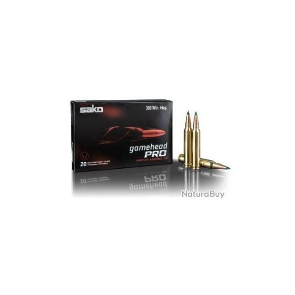 MUNITION SAKO GAMEHEAD PRO HPBT CAL 300WM 10.7G/165GR