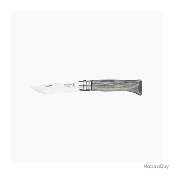 COUTEAU PLIANT OPINEL BOULEAU LAMELLE BRUN N�8