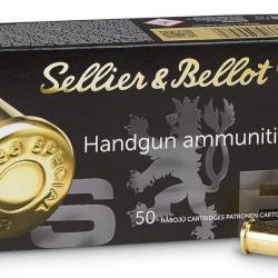 MUNITION SELLIER & BELLOT 38 SPECIAL 158GRS FMJ BLINDEE