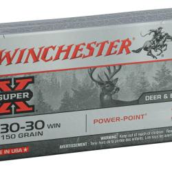 MUNITION WINCHESTER 30X30 170 GR PP