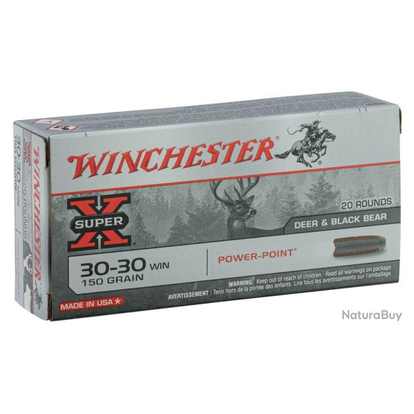 MUNITION WINCHESTER 30X30 170 GR PP
