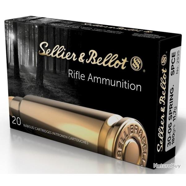MUNITION SELLIER & BELLOT 30-06 SPCE 180GRS/11.7