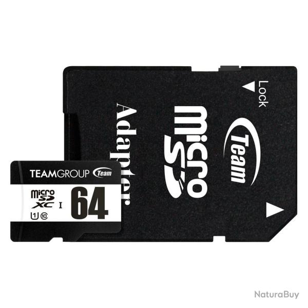 CARTE MEMOIRE TEAM GROUP SDXC 64 GB CLASS 10 100MB/S